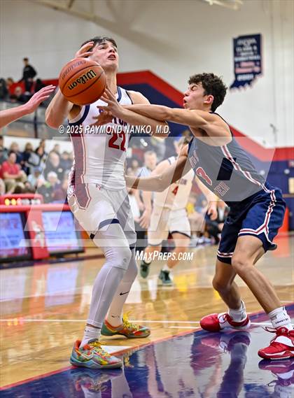Thumbnail 1 in Blue River Valley vs. Seton Catholic (IHSAA 1A Section 56 First Round) photogallery.
