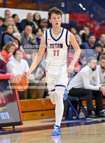 Thumbnail 1 in Blue River Valley vs. Seton Catholic (IHSAA 1A Section 56 First Round) photogallery.