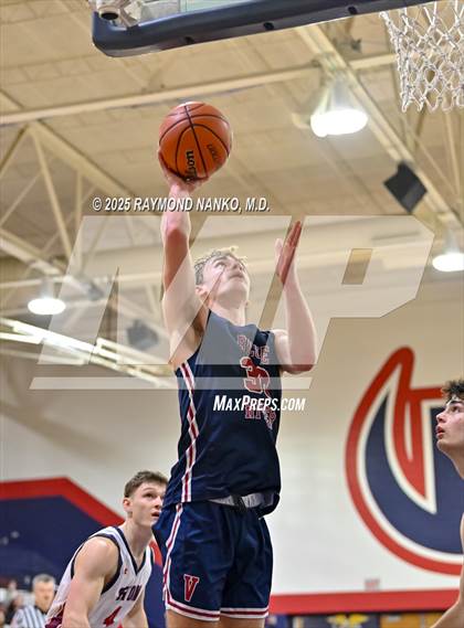 Thumbnail 2 in Blue River Valley vs. Seton Catholic (IHSAA 1A Section 56 First Round) photogallery.