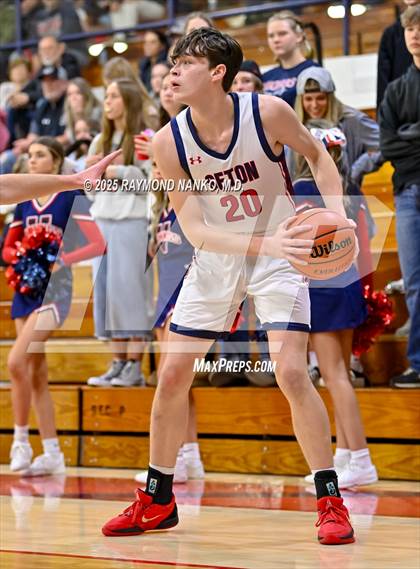 Thumbnail 2 in Blue River Valley vs. Seton Catholic (IHSAA 1A Section 56 First Round) photogallery.