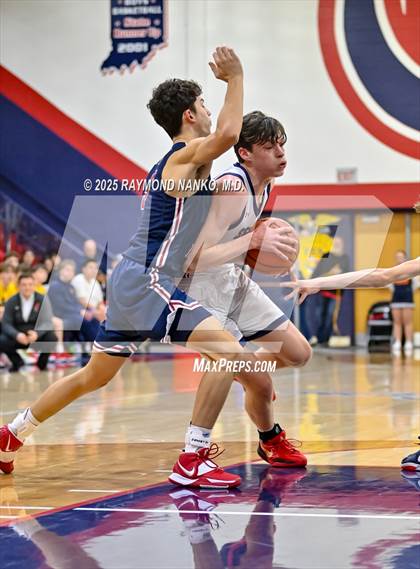 Thumbnail 2 in Blue River Valley vs. Seton Catholic (IHSAA 1A Section 56 First Round) photogallery.