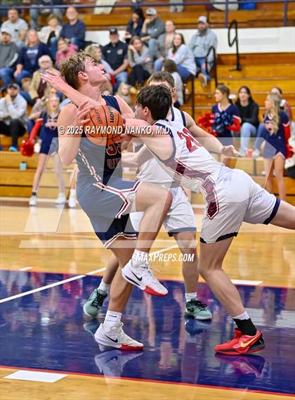 Thumbnail 3 in Blue River Valley vs. Seton Catholic (IHSAA 1A Section 56 First Round) photogallery.