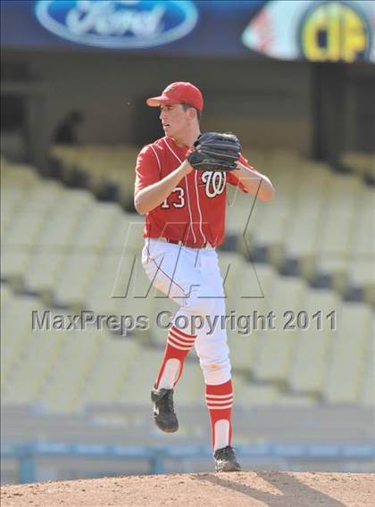 Thumbnail 1 in Woodbridge vs. Beckman (CIF SS D3 Final) photogallery.
