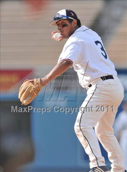 Thumbnail 1 in Woodbridge vs. Beckman (CIF SS D3 Final) photogallery.