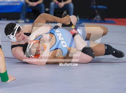 Thumbnail 3 in NYSPHSAA D1 Wrestling Championships (3rd/4th Place) photogallery.