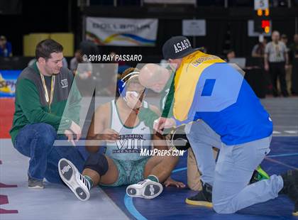 Thumbnail 1 in NYSPHSAA D1 Wrestling Championships (3rd/4th Place) photogallery.