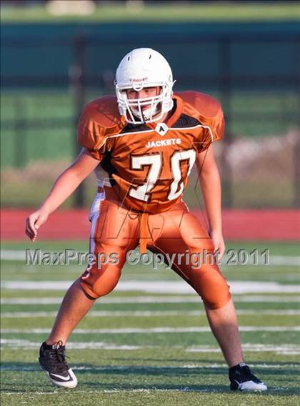 Thumbnail 2 in Alvin (Freshmen White) vs Clear Brook (Freshmen B) photogallery.