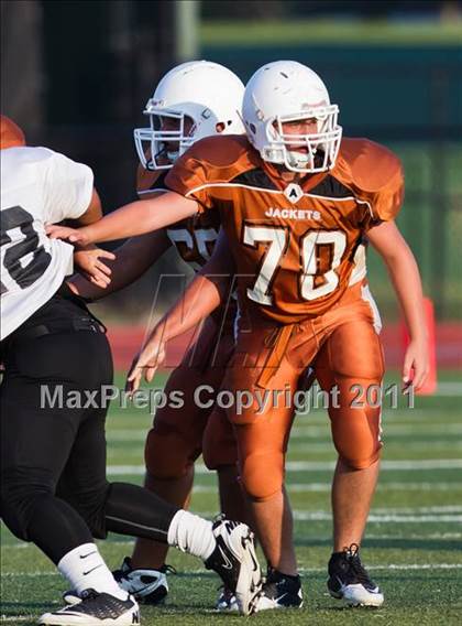 Thumbnail 1 in Alvin (Freshmen White) vs Clear Brook (Freshmen B) photogallery.