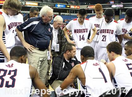 Thumbnail 2 in Modesto Christian vs Fairfield (CIF SJS D3 Final) photogallery.