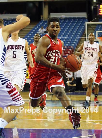 Thumbnail 2 in Modesto Christian vs Fairfield (CIF SJS D3 Final) photogallery.