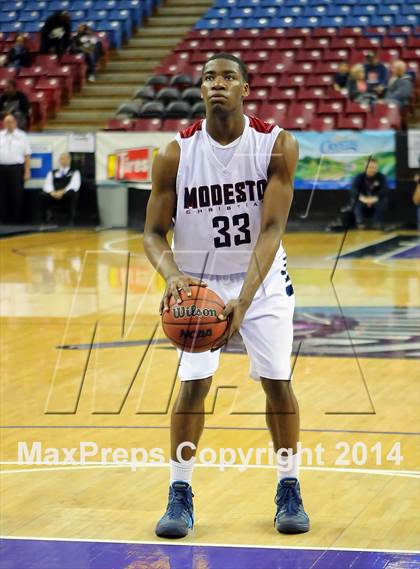 Thumbnail 2 in Modesto Christian vs Fairfield (CIF SJS D3 Final) photogallery.