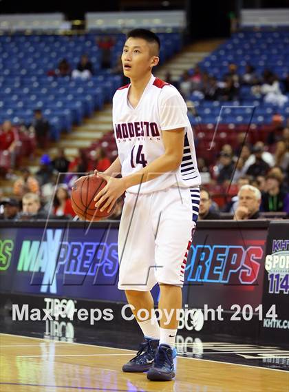 Thumbnail 3 in Modesto Christian vs Fairfield (CIF SJS D3 Final) photogallery.