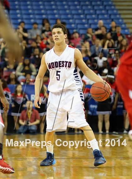 Thumbnail 2 in Modesto Christian vs Fairfield (CIF SJS D3 Final) photogallery.