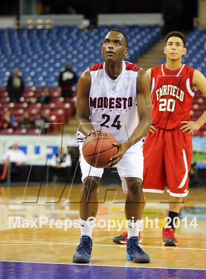 Thumbnail 1 in Modesto Christian vs Fairfield (CIF SJS D3 Final) photogallery.