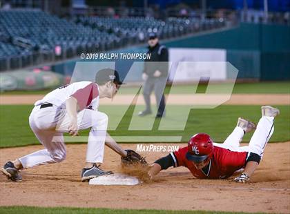 Thumbnail 2 in Foresthill vs. Woodland Christian (@Raley Field) photogallery.