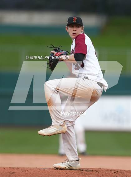 Thumbnail 3 in Foresthill vs. Woodland Christian (@Raley Field) photogallery.