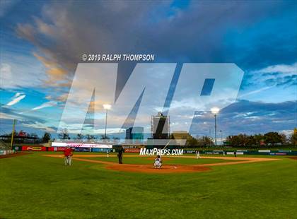 Thumbnail 1 in Foresthill vs. Woodland Christian (@Raley Field) photogallery.