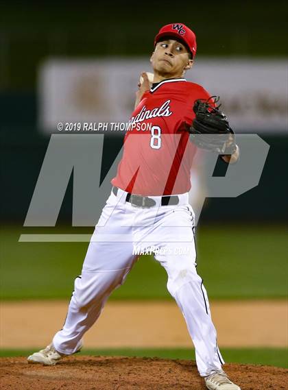 Thumbnail 1 in Foresthill vs. Woodland Christian (@Raley Field) photogallery.
