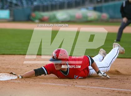 Thumbnail 3 in Foresthill vs. Woodland Christian (@Raley Field) photogallery.