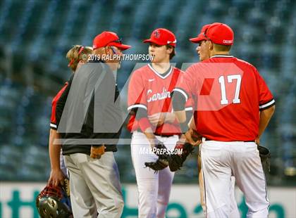 Thumbnail 3 in Foresthill vs. Woodland Christian (@Raley Field) photogallery.