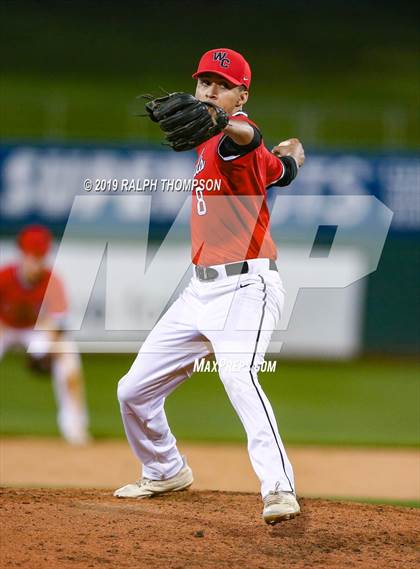 Thumbnail 3 in Foresthill vs. Woodland Christian (@Raley Field) photogallery.