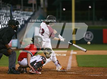Thumbnail 3 in Foresthill vs. Woodland Christian (@Raley Field) photogallery.