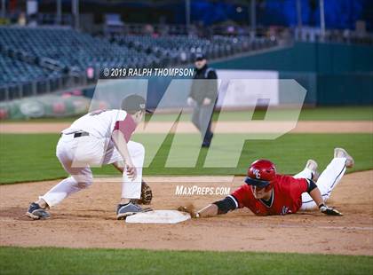 Thumbnail 1 in Foresthill vs. Woodland Christian (@Raley Field) photogallery.