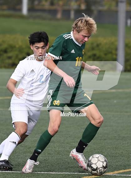 Thumbnail 1 in Corona del Mar vs. Mira Costa (Laguna Hills Tournament) photogallery.