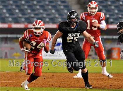 Thumbnail 2 in Mater Dei vs. Servite photogallery.