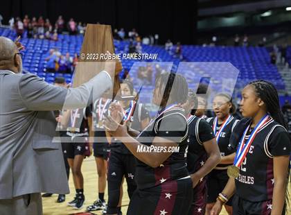 Thumbnail 1 in Gruver vs. Hearne (UIL 2A Basketball State Semifinal Medal Ceremony) photogallery.