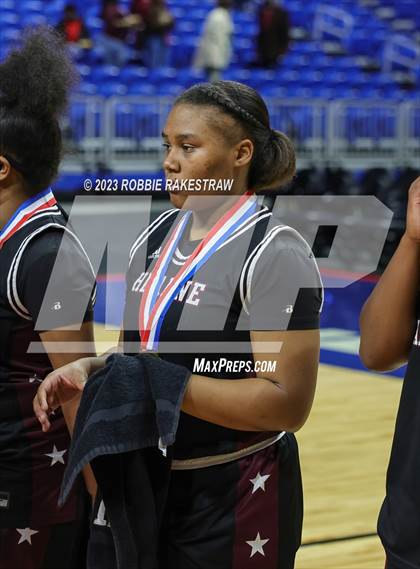Thumbnail 3 in Gruver vs. Hearne (UIL 2A Basketball State Semifinal Medal Ceremony) photogallery.