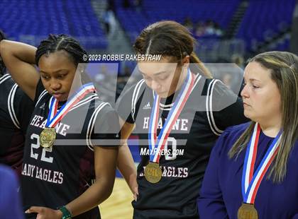 Thumbnail 3 in Gruver vs. Hearne (UIL 2A Basketball State Semifinal Medal Ceremony) photogallery.