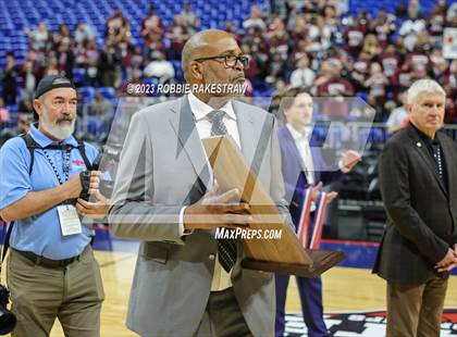 Thumbnail 3 in Gruver vs. Hearne (UIL 2A Basketball State Semifinal Medal Ceremony) photogallery.
