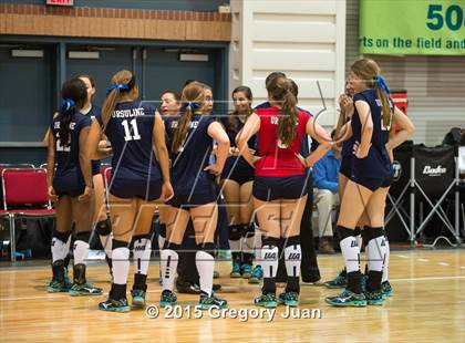 Thumbnail 3 in Rayne vs. Ursuline Academy (LHSAA Division III Quarterfinal) photogallery.