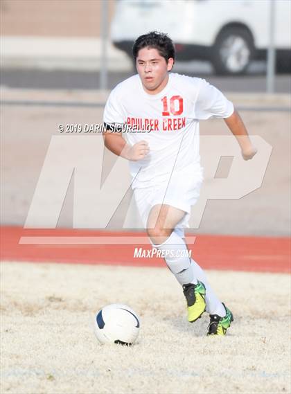 Thumbnail 3 in Queen Creek vs Boulder Creek (DRHS Anthony Solis/Stephen Hopp Cactus Cup) photogallery.
