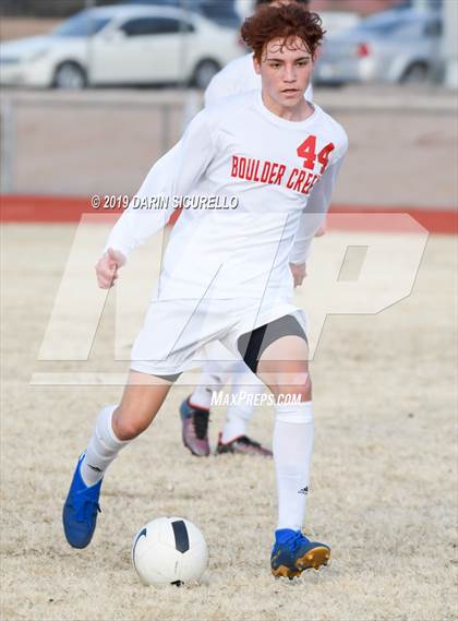 Thumbnail 1 in Queen Creek vs Boulder Creek (DRHS Anthony Solis/Stephen Hopp Cactus Cup) photogallery.