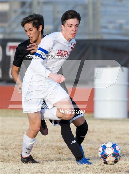 Thumbnail 3 in Queen Creek vs Boulder Creek (DRHS Anthony Solis/Stephen Hopp Cactus Cup) photogallery.