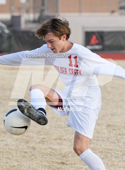 Thumbnail 1 in Queen Creek vs Boulder Creek (DRHS Anthony Solis/Stephen Hopp Cactus Cup) photogallery.