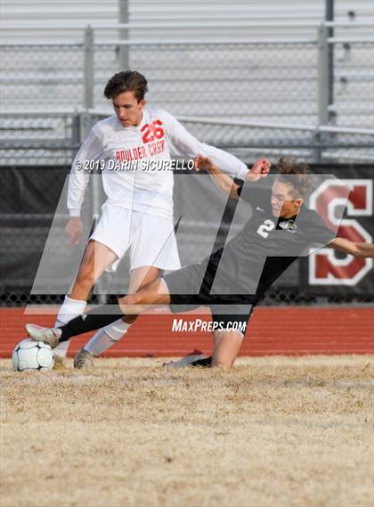 Thumbnail 1 in Queen Creek vs Boulder Creek (DRHS Anthony Solis/Stephen Hopp Cactus Cup) photogallery.