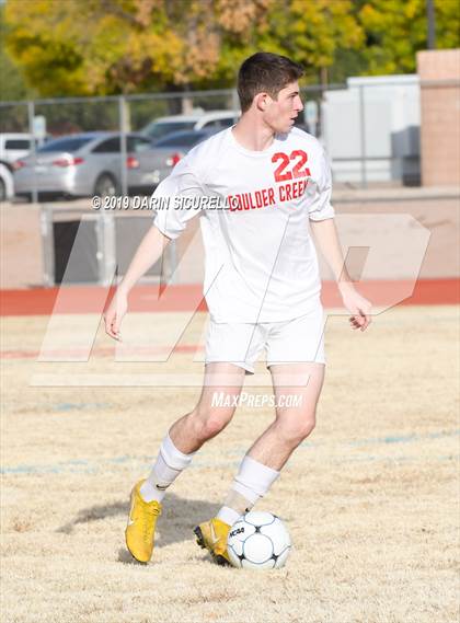 Thumbnail 1 in Queen Creek vs Boulder Creek (DRHS Anthony Solis/Stephen Hopp Cactus Cup) photogallery.
