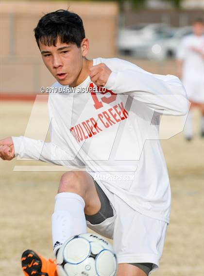 Thumbnail 1 in Queen Creek vs Boulder Creek (DRHS Anthony Solis/Stephen Hopp Cactus Cup) photogallery.