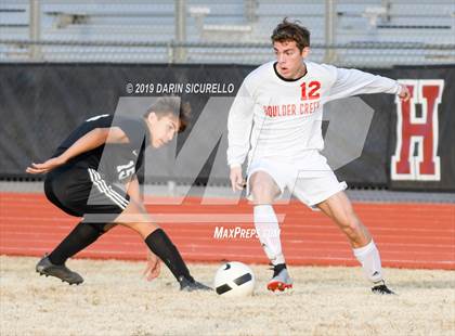 Thumbnail 2 in Queen Creek vs Boulder Creek (DRHS Anthony Solis/Stephen Hopp Cactus Cup) photogallery.