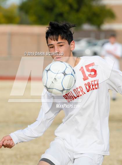 Thumbnail 3 in Queen Creek vs Boulder Creek (DRHS Anthony Solis/Stephen Hopp Cactus Cup) photogallery.