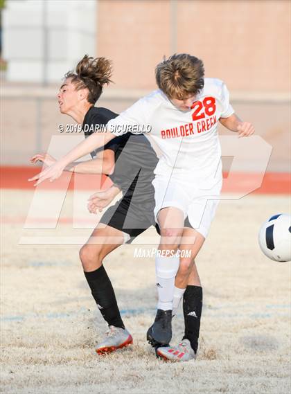 Thumbnail 3 in Queen Creek vs Boulder Creek (DRHS Anthony Solis/Stephen Hopp Cactus Cup) photogallery.