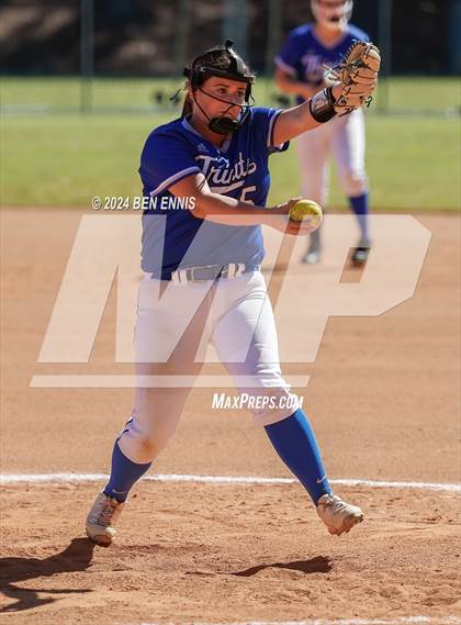 Thumbnail 1 in Trinity Christian vs. Brentwood (GIAA 2A State Championships) photogallery.