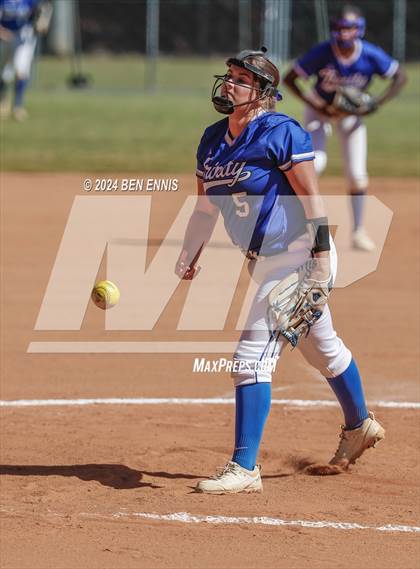 Thumbnail 2 in Trinity Christian vs. Brentwood (GIAA 2A State Championships) photogallery.