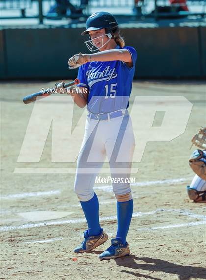 Thumbnail 3 in Trinity Christian vs. Brentwood (GIAA 2A State Championships) photogallery.