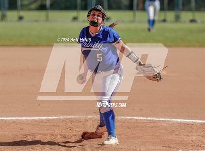 Thumbnail 2 in Trinity Christian vs. Brentwood (GIAA 2A State Championships) photogallery.