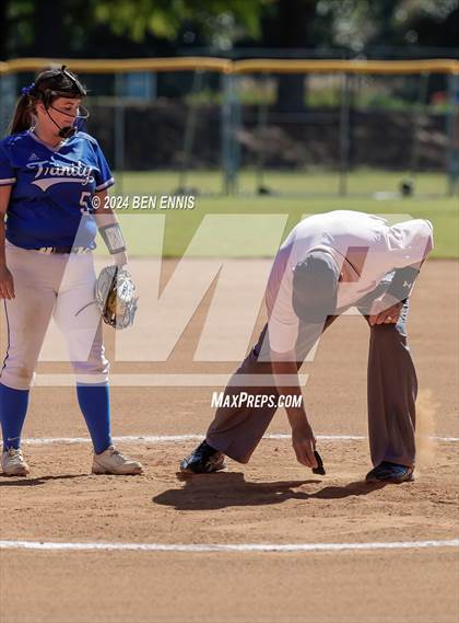 Thumbnail 1 in Trinity Christian vs. Brentwood (GIAA 2A State Championships) photogallery.