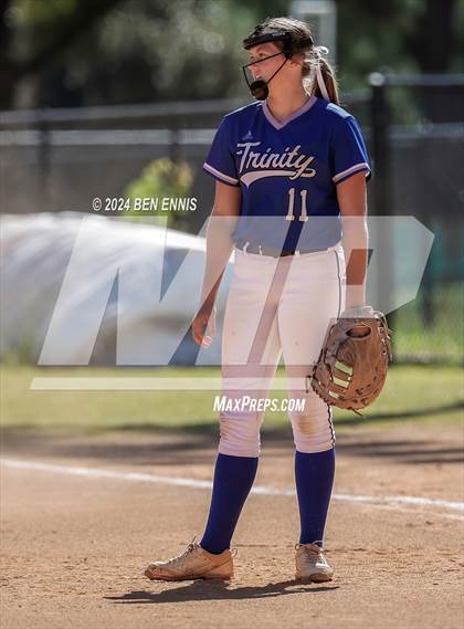 Thumbnail 2 in Trinity Christian vs. Brentwood (GIAA 2A State Championships) photogallery.